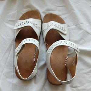 White Easy Spirit sandals
